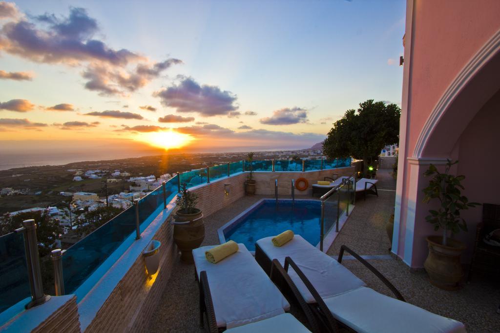 Nectarios Villa - Studios & Suites Adults Only Fira  Exteriér fotografie
